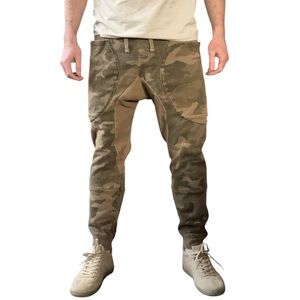 Kith Men’s Camo Jogger Pants Size XS Drop Crotch